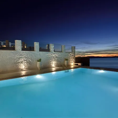 ヴィラ Aegean Soul Pool-sunset-hot Tub By Calypso Sunset *