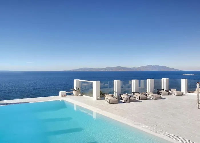 Aegean Soul Pool-sunset-hot Tub By Calypso Sunset Villa Mykonos Town