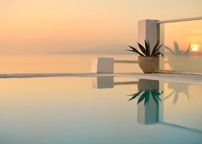 Aegean Soul Pool-sunset-hot Tub By Calypso Sunset וילה