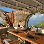 Vila Aegean Soul Pool-sunset-hot Tub By Calypso Sunset Mykonos Town