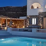 Aegean Soul Pool-sunset-hot Tub By Calypso Sunset Vila *