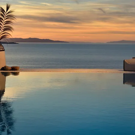 Villa Aegean Soul Pool-sunset-hot Tub By Calypso Sunset *