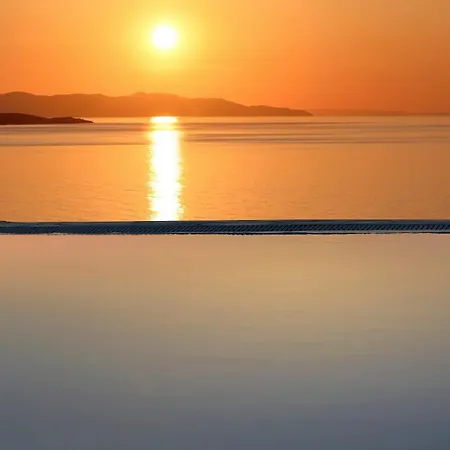 Aegean Soul Pool-sunset-hot Tub By Calypso Sunset Villa