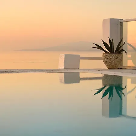 Aegean Soul Pool-sunset-hot Tub By Calypso Sunset Vila