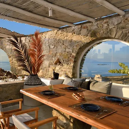 Villa Aegean Soul Pool-sunset-hot Tub By Calypso Sunset Mykonos Town