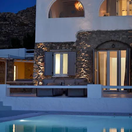 Vila Aegean Soul Pool-sunset-hot Tub By Calypso Sunset