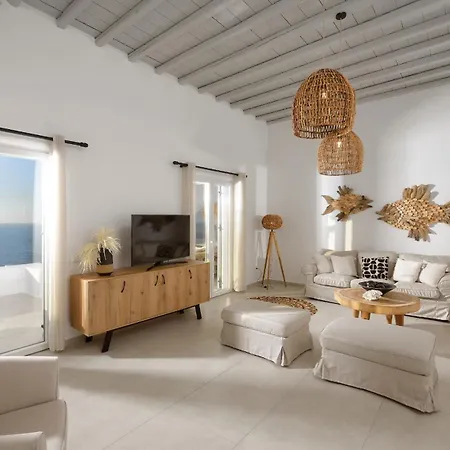 Aegean Soul Pool-sunset-hot Tub By Calypso Sunset Villa Mykonos Town
