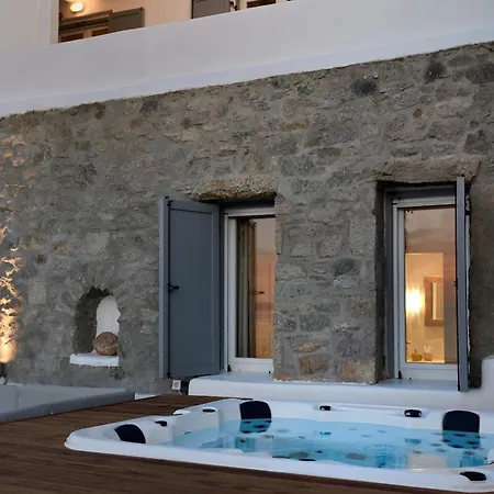 Villa Aegean Soul Pool-sunset-hot Tub By Calypso Sunset