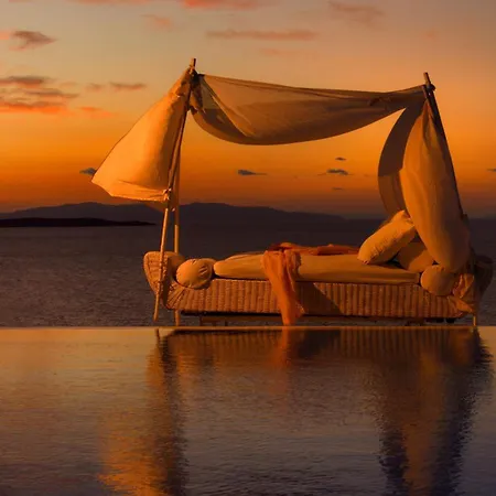 Villa Aegean Soul Pool-sunset-hot Tub By Calypso Sunset *