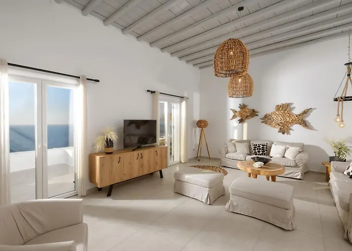 Aegean Soul Pool-sunset-hot Tub By Calypso Sunset Villa Mykonos Town