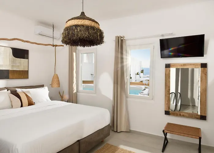 Aegean Soul Pool-sunset-hot Tub By Calypso Sunset Mykonos Town